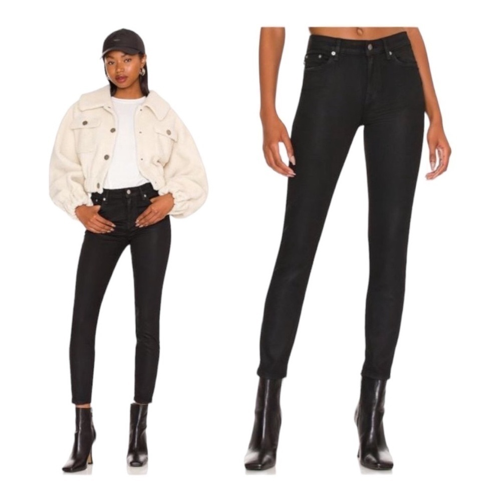 NEW Lovers + Friends Black Jeans Ricky Low Rise Stretch Skinny Size 25